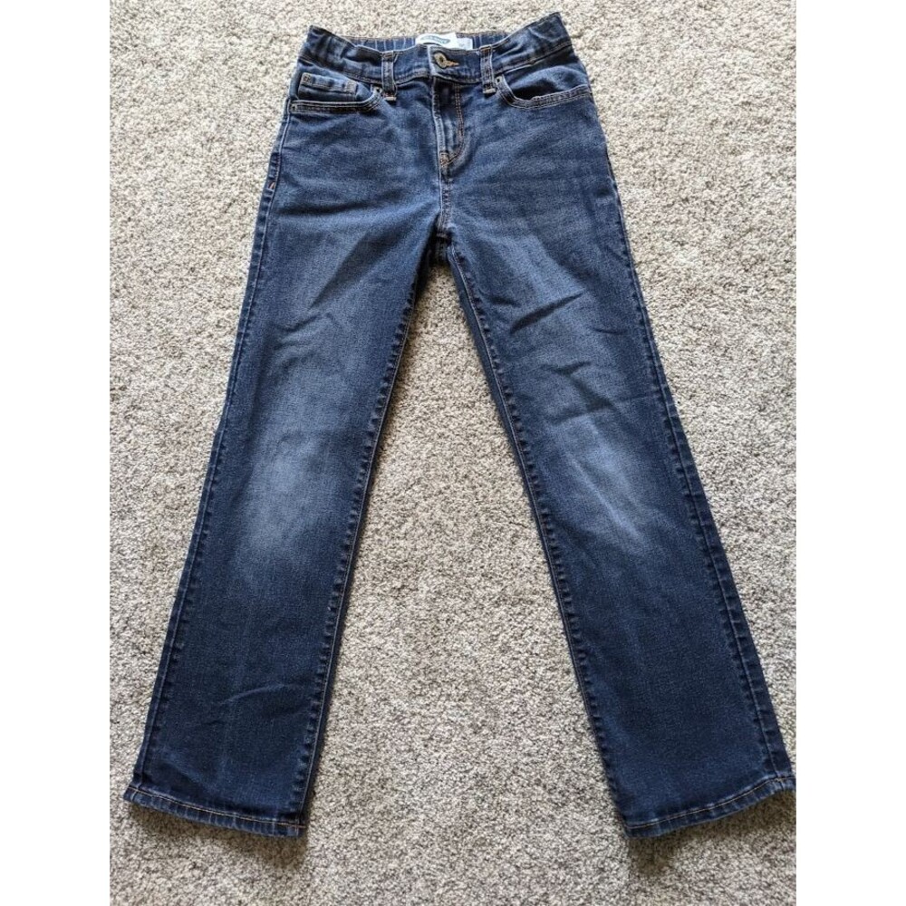 Old Navy Jeans Size 10 Boys Adjustable Waist Boot Cut Medium Wash